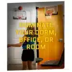 SKLZ Pro Mini Basketball Hoop door-mount setup 18x12 SKLZ Pro Mini Basketball Hoop shatterproof backboard close-up SKLZ Pro Mini Basketball Hoop with mini ball included SKLZ Pro Mini Basketball Hoop home rec room play SKLZ Pro Mini Basketball Hoop padded brackets and rim