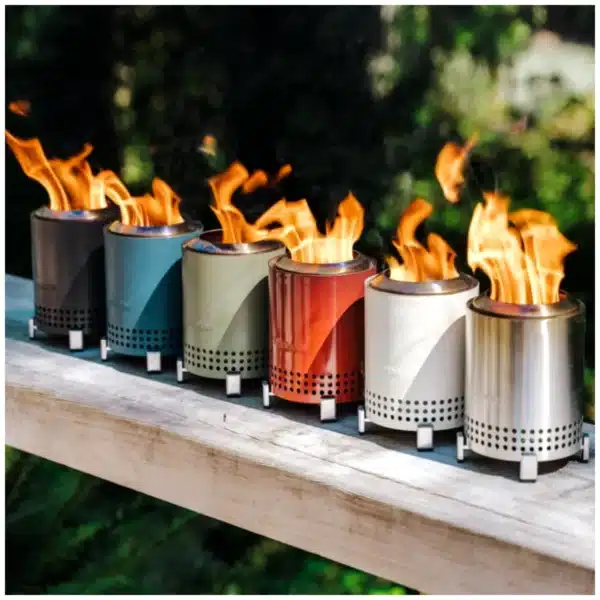 Solo Stove Mesa Solo Stove Mesa Tabletop Fire Pit with Stand | Low Smoke Outdoor Mini Fire for Urban & Suburbs | Fueled by Pe