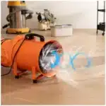 VEVOR Portable Ventilator, 12 inch Heavy Duty Cylinder Fan with 16.4ft Duct Hose, 585W Strong Shop Exhaust Blower 3198CFM, Industrial Utility Blower for Home/Workplace - VEVOR product image
