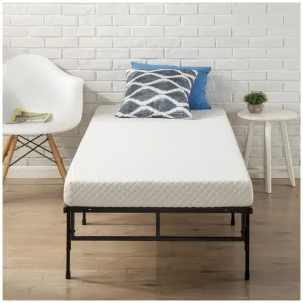 ZINUS B074TT5ML2 product front view ZINUS B074TT5ML2 detail close-up ZINUS B074TT5ML2 in modern bedroom setting ZINUS B074TT5ML2 packaging and branding ZINUS B074TT5ML2 dimensions and size guide