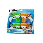 Four ZURU Stealth Soaker water blaster toys, perfect for summer fun in Toronto, Oakville, and Mississauga.