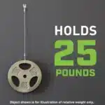 3M Claw DrywAll Picture Hanger, 25-lb Capacity, 4 Hangers per Pack