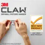 3M Claw DrywAll Picture Hanger, 25-lb Capacity, 4 Hangers per Pack
