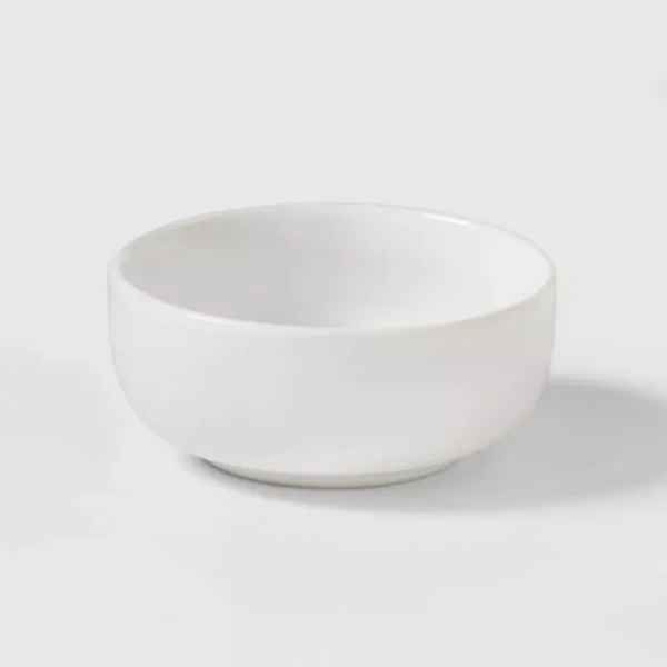 3oz Porcelain Dip Bowl White - Threshold™