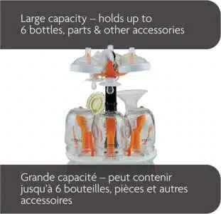 Baby Brezza Bottle Sterilizer Dryer - Electric Steam Sterilizer Machine for Plastic and Glass Bottles, & Baby Product Parts & Accessories - Universal Fit