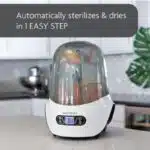 Baby Brezza Bottle Sterilizer Dryer - Electric Steam Sterilizer Machine for Plastic and Glass Bottles, & Baby Product Parts & Accessories - Universal Fit