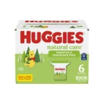 Baby Wipes, Natural Care Sensitive, UNSCENTED, 6 Refill Packs, 1,008 Wipes