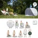 Babymoov Anti-UV Provence Tent UPF 50+ Sun Protection with Pop Up System for Easy Use & Transport (Summer 2024 Edition)