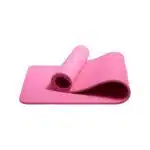 Basics 1/2 Inch Extra Thick Exercise Yoga Mat with Carrying Strap, Pink