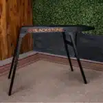Blackstone Signature Griddle Accessories - Custom Designed for Blackstone 17 inch/22 inch Tabletop Grill - Portable Griddle Table, Legs and Shelf - Adjustable Legs - Camping Table - Black