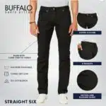 Buffalo David Bitton 30x32 Slim straight Stretch