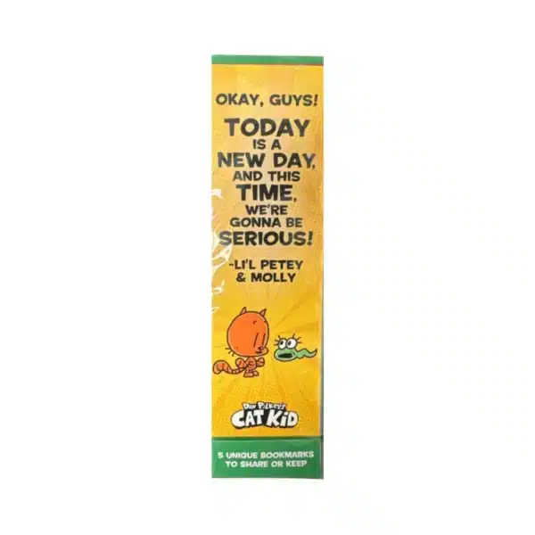 Cat Kid 5 unique bookmarks to share or keep