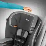 Chicco MyFit Harness + Booster Car Seat, 5-Point Harness and High Back Seat, For children 25-100 lbs. - Notte/Black & Grey