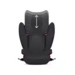 Cybex Solution B-Fix High Back Booster Car Seat ? Lightweight, LATCH System, Side-Impact Protection, Adjustable Headrest, for Kids 40-120 lbs, Comfortable & Secure Design, Volcano Black