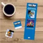 Dog Man and Cat Kid magnetic bookmarks