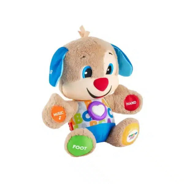 Fisher-Price Baby & Toddler Toy Laugh & Learn Smart Stages Puppy Musical Plush with Lights