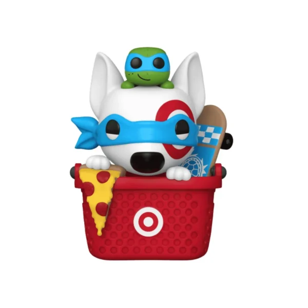 Funko POP Ad Icons TMNT Bullseye in Ninja Mask with Leo Plush 242 Vinyl Figure