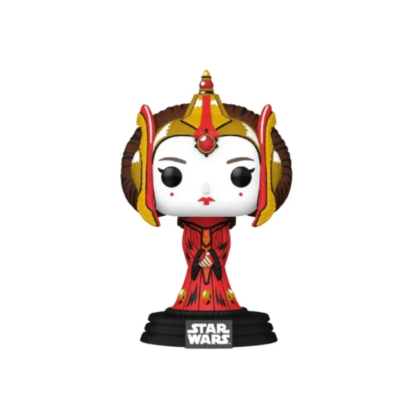 Funko Pop! Star Wars: The Phantom Menace 25th Anniversary Queen Amidala (Retro), 4.65-inch Vinyl Bobblehead Figure