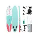 FunWater Inflatable Stand Up Paddle Board with Premium SUP Paddleboard Accessories, Anti-Slip EVA Deck, 11'/10'6''/7'11" Paddle Boards for Adults & Youth of All Skill Levels