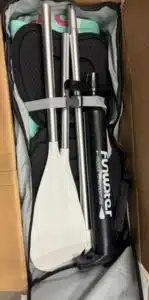 FunWater Inflatable Stand Up Paddle Board with Premium SUP Paddleboard Accessories, Anti-Slip EVA Deck, 11'/10'6''/7'11" Paddle Boards for Adults & Youth of All Skill Levels