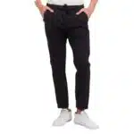 GAP Men Regular Fit Plain Jogger Pants, Black