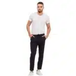 GAP Men Regular Fit Plain Jogger Pants, Black