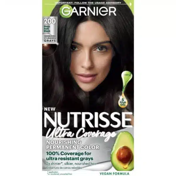 Garnier Nutrisse Ultra Coverage 100% Gray Coverage Permanent Hair Color
