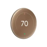 Google Nest Learning Thermostat (4th gen) in Polished Gold