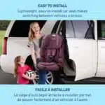Graco Tranzitions 3-in-1 Harness Booster Seat, Toddler to Big Kid Car Seat from 10-45 kg (22-100lb), Harness/Highback/Backless Booster, Eloise