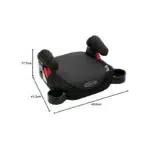 Graco TurboBooster Backless Booster Seat, Big Kid Car Seat from 18-45 kg (40-100 lb), Machine Washable Cover, Rio