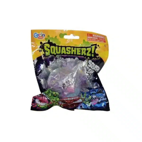 Grin Studios Rare Squasherz Squish Ball Toy Alien Monster