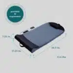 Homedics Body Flex Stretch Mat with 6 Programs & Remote - Gray