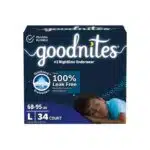 Huggies Goodnites Girls Bedwetting Night Time Underwear, Goodnites, L (68-95 lb.), 34 Ct