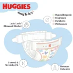 Huggies Size 3 Diapers, Snug & Dry Baby Diapers, Size 3 (16-28 lbs), 210 Count (6 Packs of 35), Packaging May Vary
