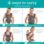 Infantino Flip Advanced 4-in-1 Baby Carrier - Ergonomic, Convertible, Face-in and Face-Out Front and Back Baby Carrier for Newborn to Toddler 8-32 lbs, Camo