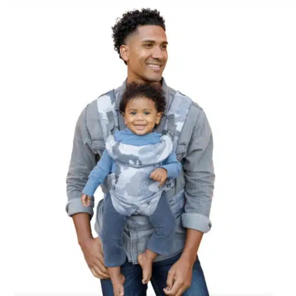 Infantino Flip Advanced 4-in-1 Baby Carrier - Ergonomic, Convertible, Face-in and Face-Out Front and Back Baby Carrier for Newborn to Toddler 8-32 lbs, Camo