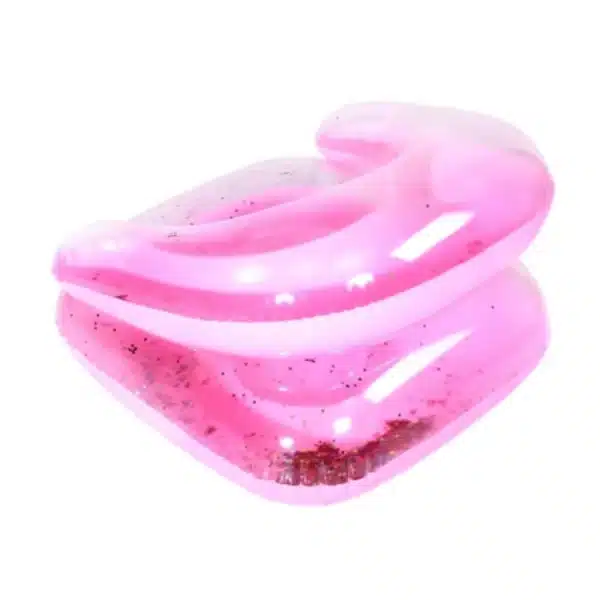 Inflatable Glitter PINK Chair 26"L x 22"W x 16"H