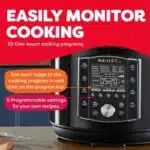 Instant Pot Pro (8 QT) 10-in-1 Pressure Cooker, Slow Cooker, Rice/Grain Cooker, Steamer, Sauté, Sous Vide, Yogurt Maker, Sterilizer, and Warmer, Includes App With Over 800 Recipes, Black