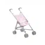 JC Toys Berenguer Boutique Single Umbrella Baby Doll Stroller Elephant Theme Pink Ages 2 +