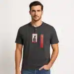 Kenneth cole men's premium henley grey. M/M