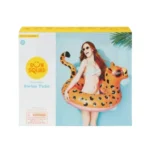 Kids' Cheetah Pool Float Orange - Sun Squad™