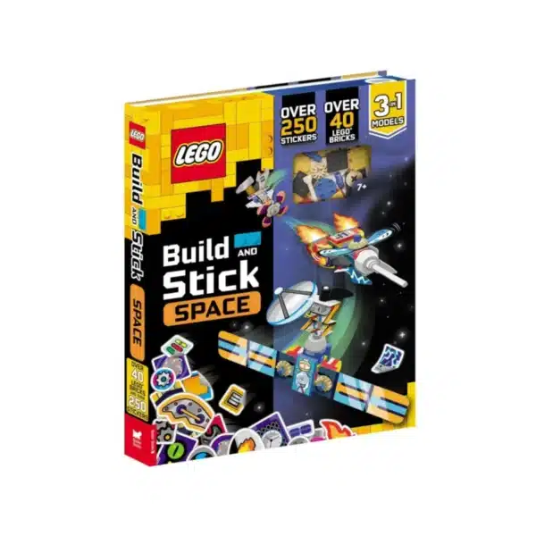 LEGO Books: Build and Stick: Space (includes LEGO bricks, book and over 250 stickers) (LEGO Build and Stick Activity Box)