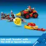 LEGO Sonic The Hedgehog: Super Sonic vs. Egg Drillster Gaming Toy with Shadow and Dr. Eggman, Super Sonic Toy Building Set (76999)