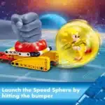 LEGO Sonic The Hedgehog: Super Sonic vs. Egg Drillster Gaming Toy with Shadow and Dr. Eggman, Super Sonic Toy Building Set (76999)