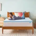 Linenspa 3 Inch Memory Foam Mattress Topper, Gel Infused King Mattress Topper, CertiPUR-US Certified