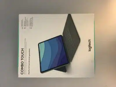Logitech Combo Touch iPad Pro 12.9-inch (5th, 6th gen - 2021, 2022) Keyboard Case - Detachable Backlit Keyboard with Kickstand, Click-Anywhere Trackpad, Smart Connector - Oxford Gray; USA Layout