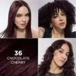 L'Oréal Paris Feria Permanent Hair Color, 36 Chocolate Cherry (Deep Burgundy Brown)