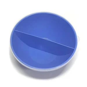 Lucky Star Divided Split Bowl with Lid
