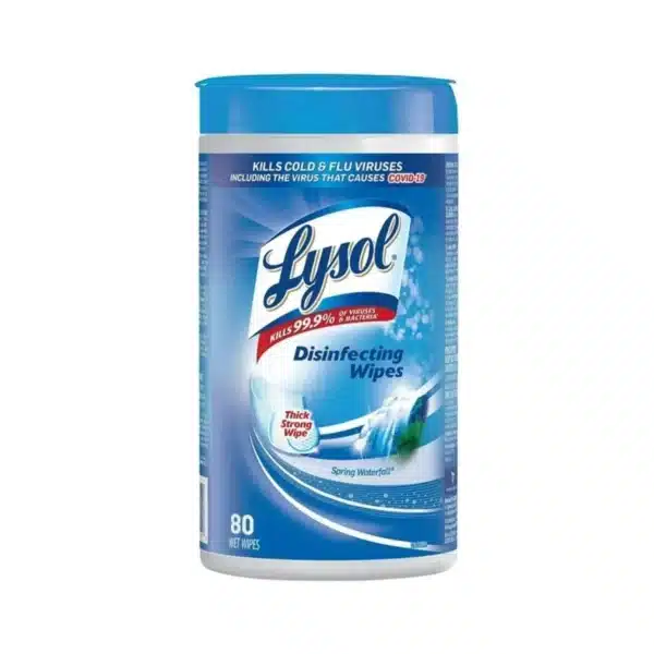 Lysol Disinfecting Wipes, Crisp Linen, 80ct,Packaging May Vary