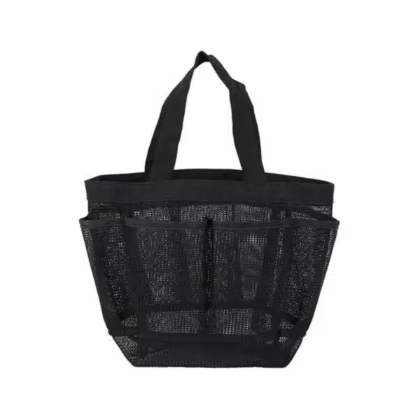 Mesh Shower Bag Hanging Toiletry Bag College Dorm Essentials Bag Portable Wash Bag Quick Dry Cosmetic Bag Shower Organizer for Bathroom Dorms Beach Camping Shopping Travelling
